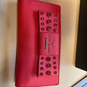 Kate Spade New York Davies Mews Stacy Wallet Color Geranium